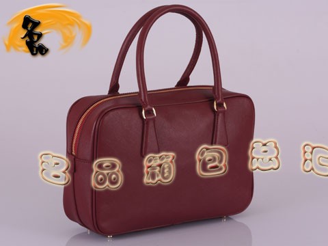 BL0095 Prada手提包 普拉達時尚女士休閑包 Prada女包 原版一比一品質 紅色