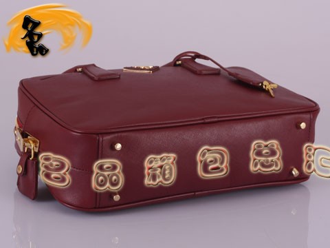 BL0095 Prada手提包 普拉達時尚女士休閑包 Prada女包 原版一比一品質 紅色