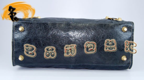 084324B Balenciaga女包 手提包 巴黎世家手提包 進口羊皮時尚休閑女包 深灰色