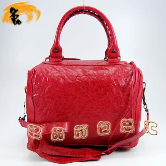 08470 Balenciaga女包 手提包 巴黎世家手提包 進(jìn)口羊皮時(shí)尚休閑女包 紅色