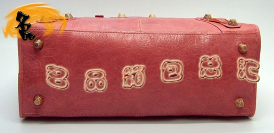 084324B Balenciaga女包 手提包 巴黎世家手提包 進(jìn)口羊皮時(shí)尚休閑女包 粉紅色