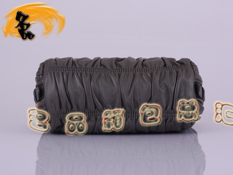 BL0651 普拉達最新款褶皺羊皮女包 Prada手拎包 Prada單肩包 原版一比一品質(zhì) 灰色