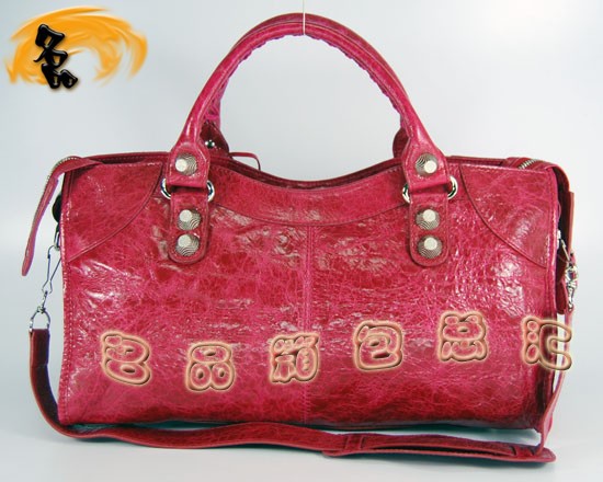 084328A Balenciaga女包 手提包 巴黎世家手提包 進(jìn)口羊皮時尚休閑女包 紅色