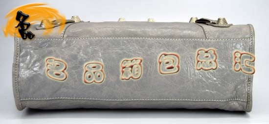 084332A 巴黎世家手提包 手提包 Balenciaga女包 進口羊皮時尚休閑女包 淺灰色