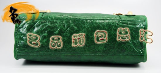 084332B Balenciaga女包 單肩包 巴黎世家手提包 進口羊皮時尚休閑女包 綠色