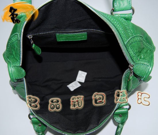084824 進口羊皮時尚休閑包 Balenciaga女包 手提包 巴黎世家手提包 綠色
