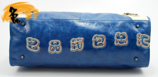 084324 Balenciaga機(jī)車包 巴黎世家單肩包 進(jìn)口牛皮經(jīng)典時(shí)尚女包 深藍(lán)色