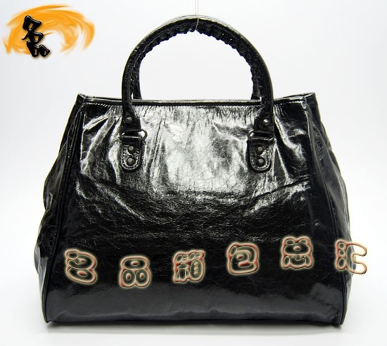 08471 巴黎世家女包 巴黎世家進口牛皮手提包 Balenciaga包 黑色
