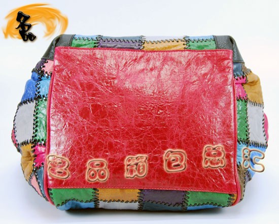 228750 Balenciaga女包 巴黎世家手提包 進口羊皮時尚休閑包 彩色