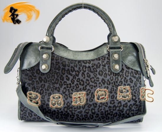 084332A Balenciaga單肩包 巴黎世家機(jī)車包 進(jìn)口牛皮經(jīng)典女包 深銀灰色