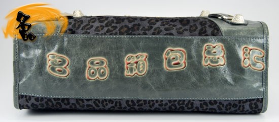 084332A Balenciaga單肩包 巴黎世家機(jī)車包 進(jìn)口牛皮經(jīng)典女包 深銀灰色