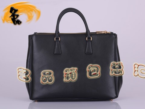 BN1786 普拉達最新款 Prada手提包 OL職業風格女士公文包 Prada女包 黑色