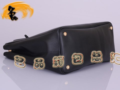 BN1786 普拉達最新款 Prada手提包 OL職業風格女士公文包 Prada女包 黑色