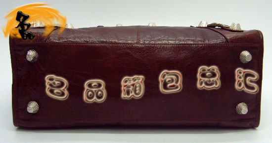 173082A Balenciaga單肩包 進(jìn)口牛皮經(jīng)典時(shí)尚女包 巴黎世家手提包 深啡色