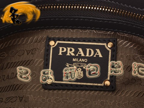 BN1791 普拉達最新款褶皺羊皮時尚女士休閑包 Prada手提包 Prada斜挎包 灰色
