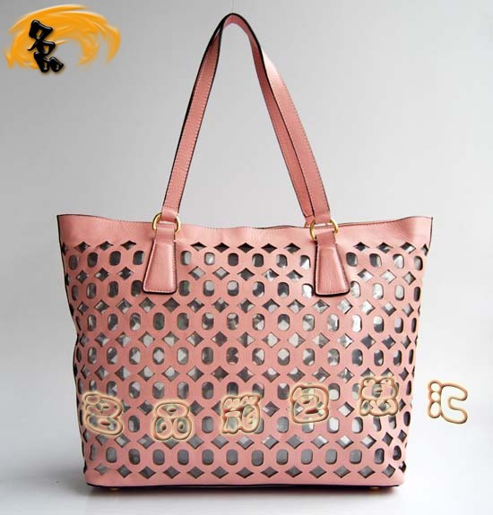 1020 Prada 最新款 時(shí)尚休閑女士單肩包 Prada女包 原版一比一品質(zhì) 粉紅色