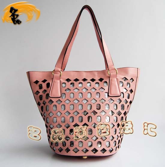 1026 Prada 最新款女包 時尚休閑女士單肩包 Prada女包 原版一比一品質 粉紅色