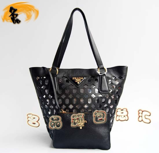 1026 Prada女包 Prada時尚休閑女士單肩包 最新款女包 原版一比一品質(zhì) 深啡色