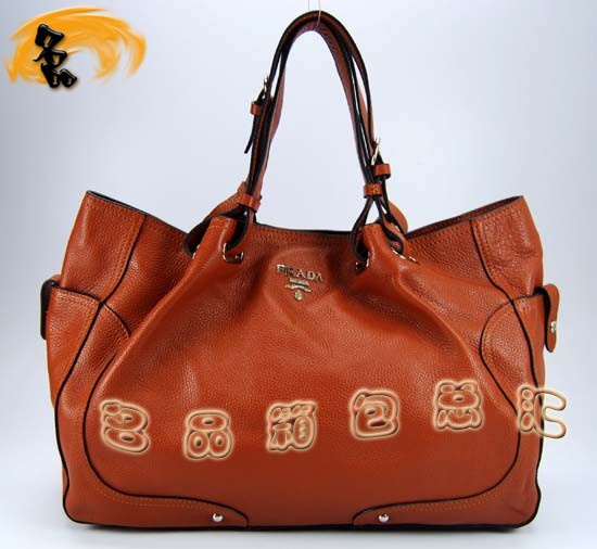 7947C Prada女包 Prada時尚休閑女士單肩包 最新款女包 普拉達包 深駝色