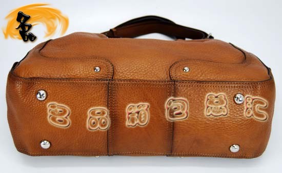 7947 Prada女包 普拉達包 最新款女包 Prada時尚休閑女士單肩包 淺啡色