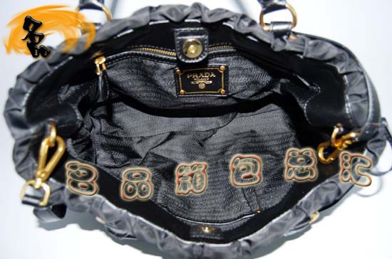 29208 Prada女包 普拉達手提包 Prada時尚休閑女士單肩包 最新款女包 黑色