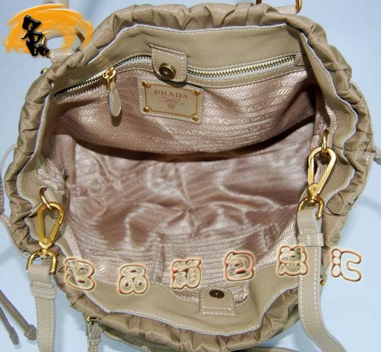 29208 Prada女包 Prada時尚休閑女士單肩包 普拉達手提包 最新款女包 杏色