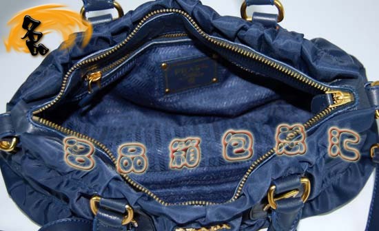 29211 Prada女包 普拉達手提包 Prada時尚休閑女士斜挎包 最新款女包 藍色