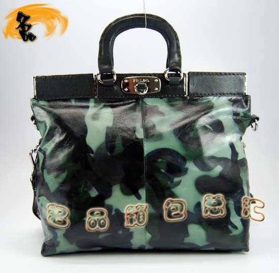 29227 Prada女包 普拉達手提包 Prada時尚休閑女士斜挎包 最新款女包 藍色