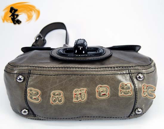 29245 最新款女包 Prada手拎包 普拉達單肩包 Prada時尚休閑豬鼻包 銀灰色