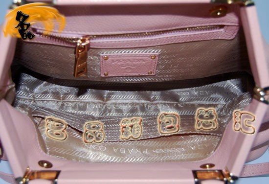 80300 Prada手提包 普拉達單肩包 Prada時尚休閑包 最新款女包 粉紅色