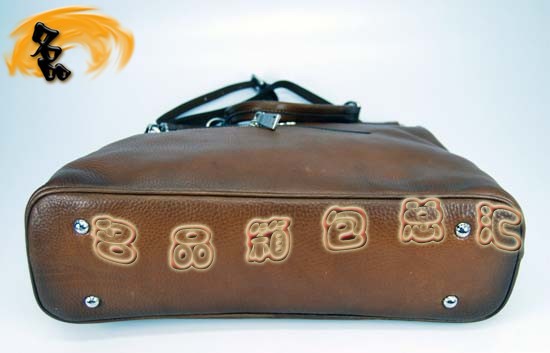 80068 Prada單肩包 Prada時尚休閑包 普拉達斜挎包 最新款女包 淺啡色