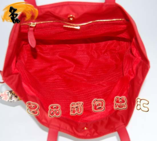 89277 最新款單肩包 Prada女包 普拉達手提包 Prada時尚休閑女包 大紅色