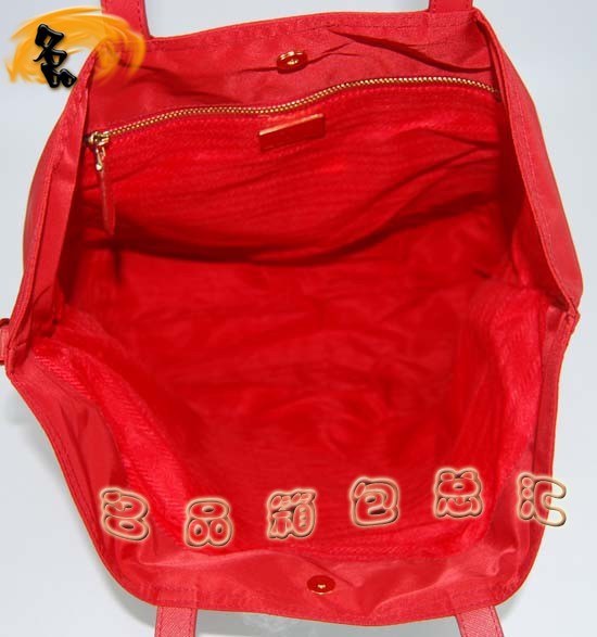 89302 Prada女包 普拉達手提包 Prada時尚休閑女包 最新款單肩包 大紅色