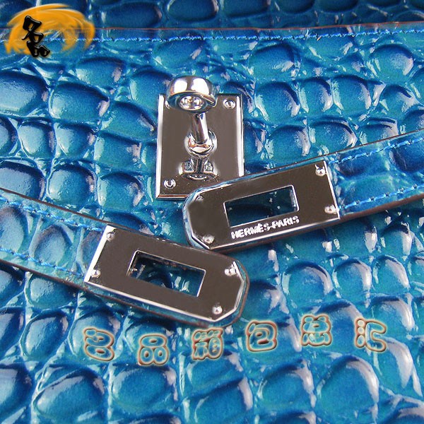 H008 最新款Hermes女包 手提包 愛馬仕晚宴包 Hermes Kelly Bag 凱莉包 石頭紋 中藍色