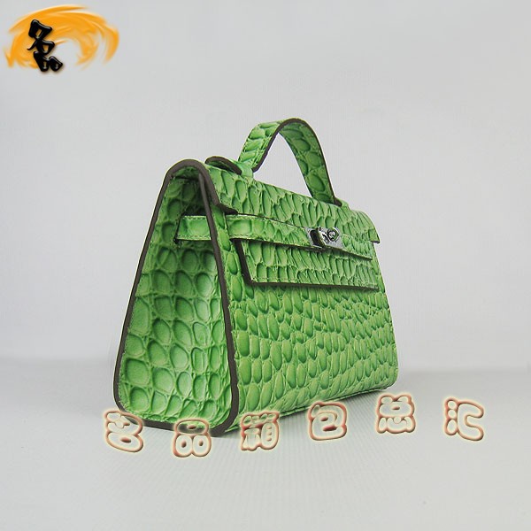 H008 最新款Hermes女包 手提包 愛馬仕晚宴包 Hermes Kelly Bag 凱莉包 石頭紋 綠色