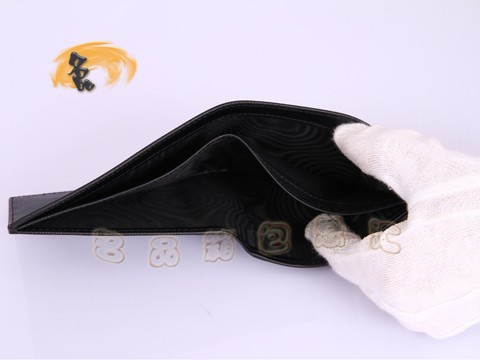 M513 Prada錢包 最新款十字紋牛皮男士短款錢包 普拉達錢夾 Prada錢夾 黑色