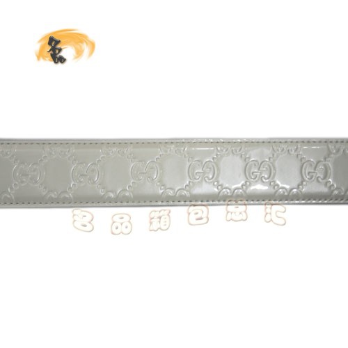 1127 Gucci皮帶 Gucci腰帶 Gucci經典款漆皮女士皮帶 古奇牛皮時尚休閑皮帶 白色