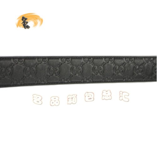 170854 Gucci皮帶 Gucci腰帶 Gucci經典款時尚男士皮帶 古奇牛皮男士皮帶 黑色