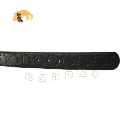 170854 Gucci皮帶 Gucci腰帶 Gucci經典款時尚男士皮帶 古奇牛皮男士皮帶 黑色