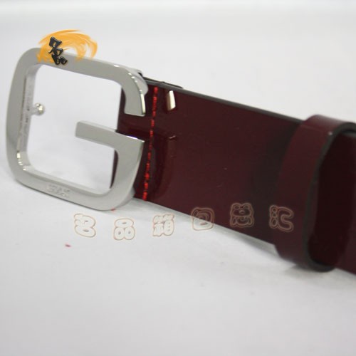 162932 Gucci皮帶 Gucci漆皮女士皮帶 古奇皮帶 牛皮 Gucci女士皮帶 腰帶 紅色