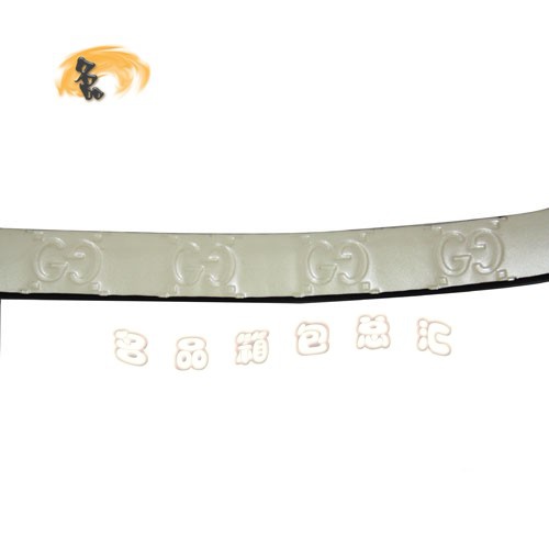 N013 古奇皮帶 Gucci皮帶 Gucci漆皮時尚女士皮帶 牛皮Gucci腰帶 白色