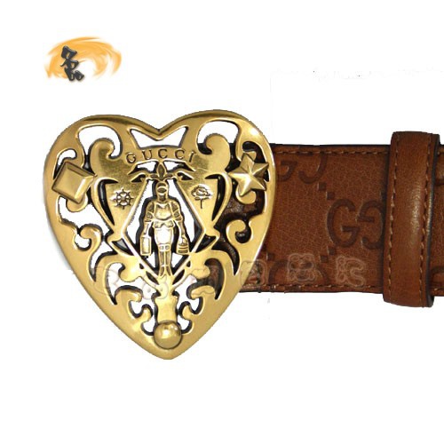 207557 經(jīng)典款Gucci時尚男士皮帶 古奇皮帶 Gucci皮帶 牛皮Gucci腰帶 棕色