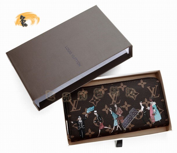 M60291 LV最新款長款錢包 LV錢包 卡通畫版女士錢夾 LV Zippy系列