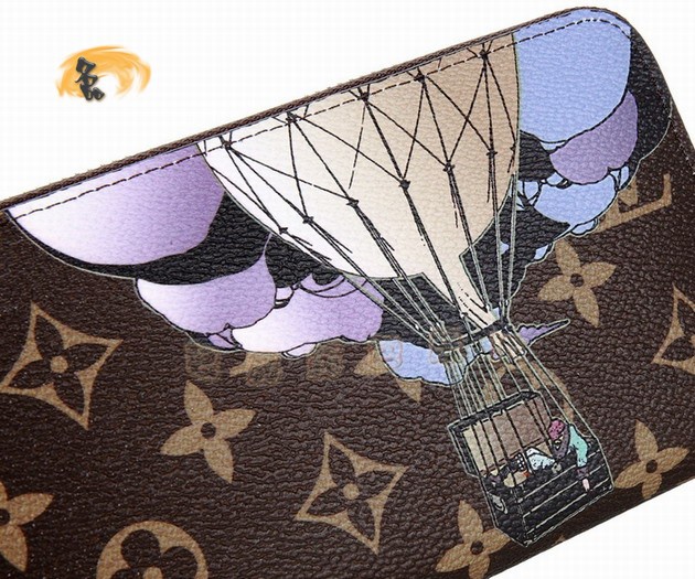 M60292 LV最新款 卡通畫版長(zhǎng)款錢包 LV錢包 老花女士錢夾 LV Zippy系列