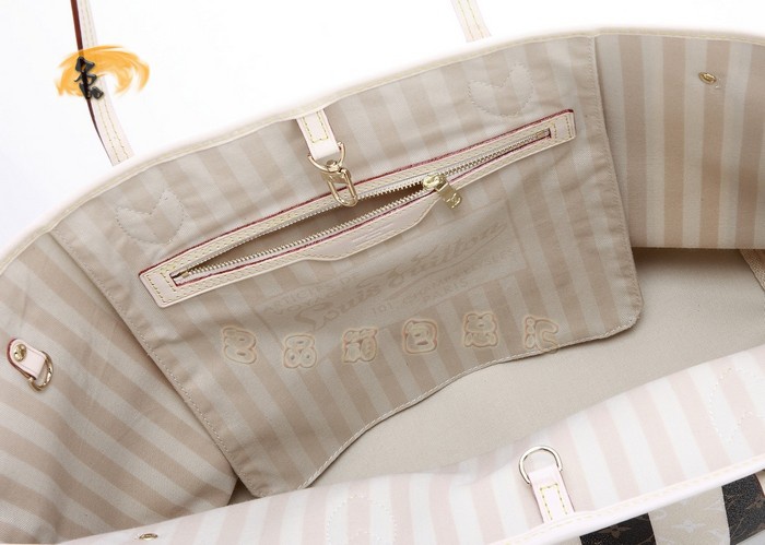 M40560 LV最新款 斑馬紋單肩包 LV購物袋 出街必備暢銷款女包 LV Neverfull系列 中號