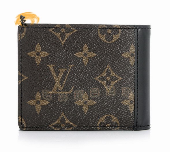 M93801 LV最新款 老花系列兩折男士短款錢夾 LV錢包 LV Gaspar錢包