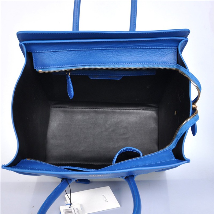 正品賽琳女包笑臉包囧包電光藍原版皮 大中小手提單肩包