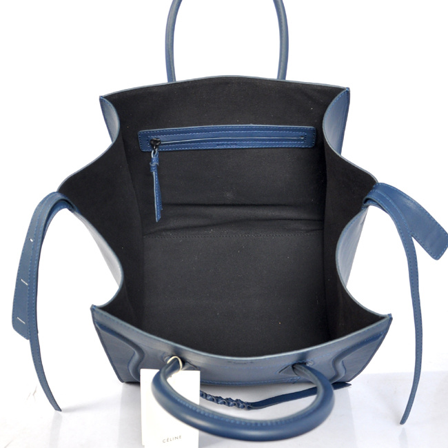 Celine女包 賽琳幻影蝙蝠包 單肩包-CL11506寶藍進口原版皮 正品品質