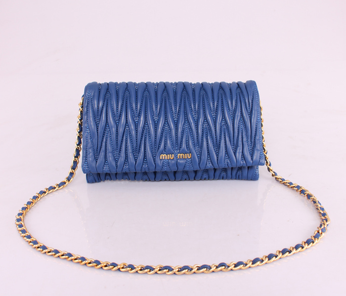 MIUMIU繆繆新款女包 81204藍色
