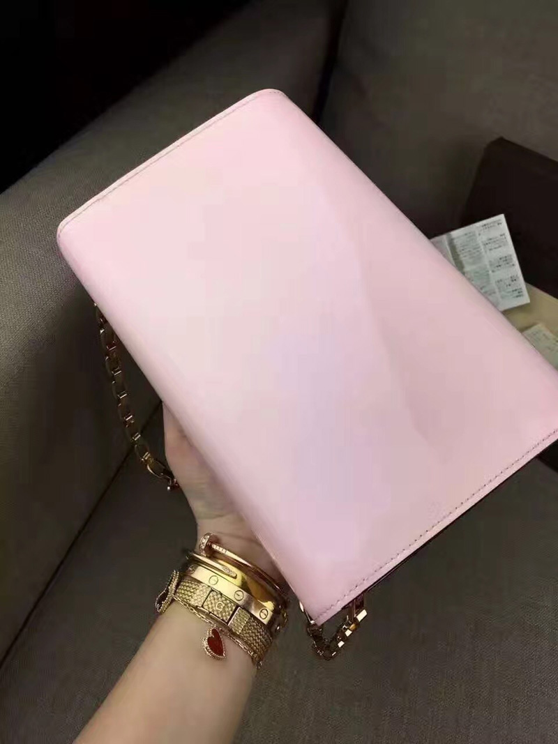 M94269 LouisVuitton 路易威登晚裝包系列Vernis漆皮女式手拿包 粉色